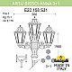 Садово-парковый светильник Fumagalli ARTU BISSO/ANNA 3+1 E22.158.S31.AYE27