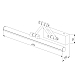 Подсветка для картин Elektrostandard Monza LED 40128/LED бронза 4690389198427 a064138