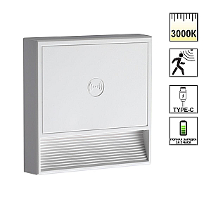 Подсветка для лестниц Novotech Over Vespera 0,4Вт 1000mAh Li-ion 359709
