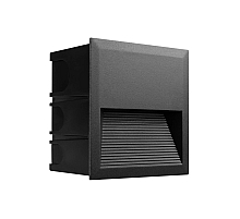 Светильник для ступеней Arlight LTD-RIBONIK-S135x135-5W Day4000 (Черный, 50 deg, 230V) (IP65 Металл) 056738