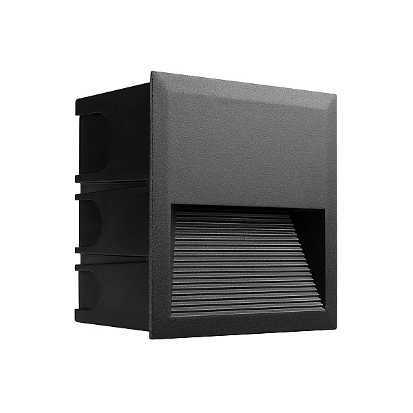 Светильник для ступеней Arlight LTD-RIBONIK-S135x135-5W Day4000 (Черный, 50 deg, 230V) (IP65 Металл) 056738