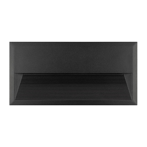 Светильник для ступеней Arlight LTD-RIBONIK-S271x136-10W Warm3000 (Черный, 50 deg, 230V) (IP65 Металл) 062917