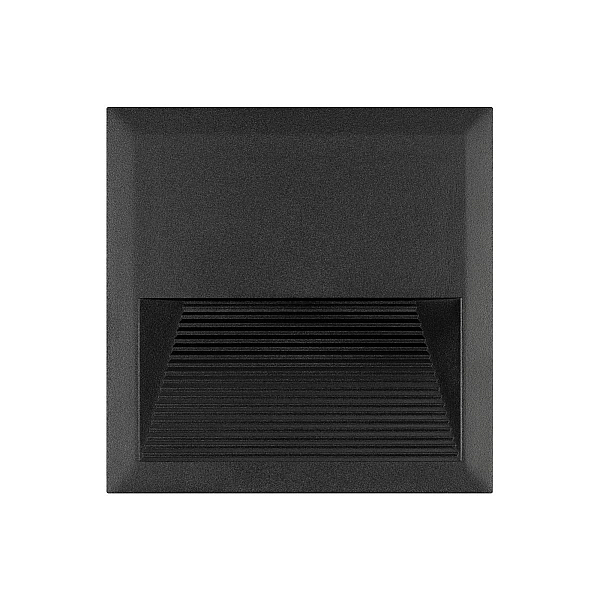 Светильник для ступеней Arlight LTD-RIBONIK-S135x135-5W Warm3000 (Черный, 50 deg, 230V) (IP65 Металл) 062914
