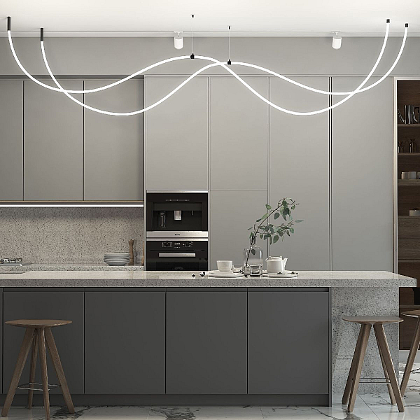 Подвесной трос для круглого гибкого неона Elektrostandard Full light FL 2830 черный 4690389196010 a063441
