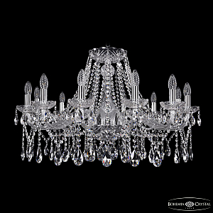 Подвесная люстра Bohemia Ivele Crystal 1413/12/300 Ni