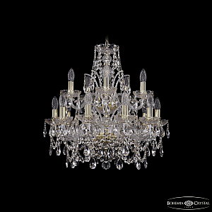 Подвесная люстра Bohemia Ivele Crystal 1411/10+5/195/2d G