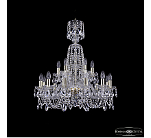 Подвесная люстра Bohemia Ivele Crystal 1402/12+6/240/XL-77 G