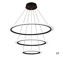 Подвесная люстра Crystal Lux MANZANA SP67W LED BLACK