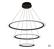 Подвесная люстра Crystal Lux MANZANA SP67W LED BLACK