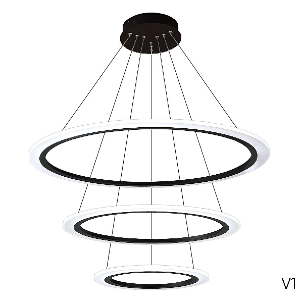Подвесная люстра Crystal Lux MANZANA SP67W LED BLACK