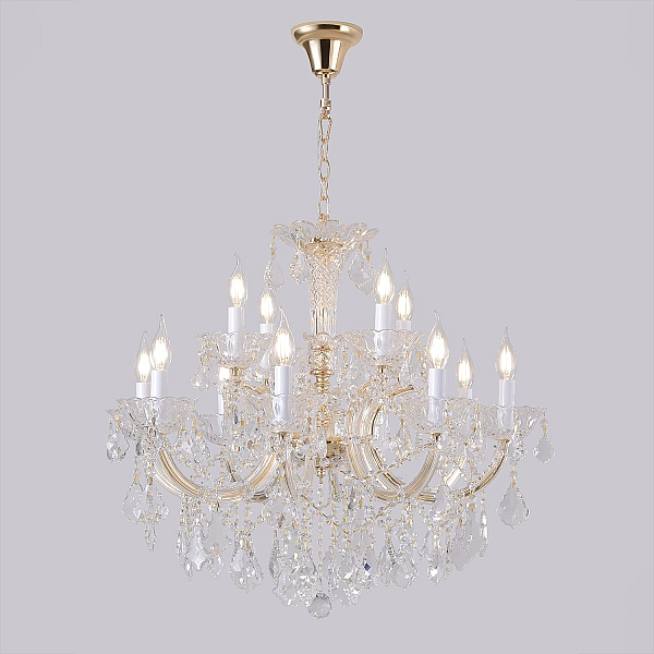 Подвесная люстра Crystal Lux CRISTELLE SP8+4 GOLD