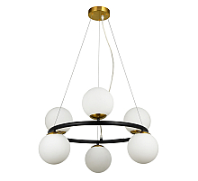 Подвесная люстра Arte Lamp Alcor A2224SP-6BK