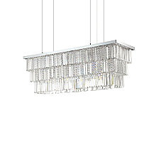 Подвесная люстра Ideal Lux Martinez SP8 Cromo 166360
