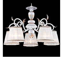 Подвесная люстра Natali Kovaltseva IRIS 11389/5C WHITE GOLD