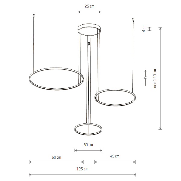 Подвесная люстра Nowodvorski Circolo Led White 11602