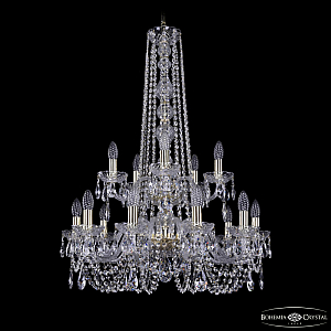 Подвесная люстра Bohemia Ivele Crystal 1402/10+5/240/h-90/2d G