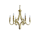 Подвесная люстра Newport 3456/C brass М0070514