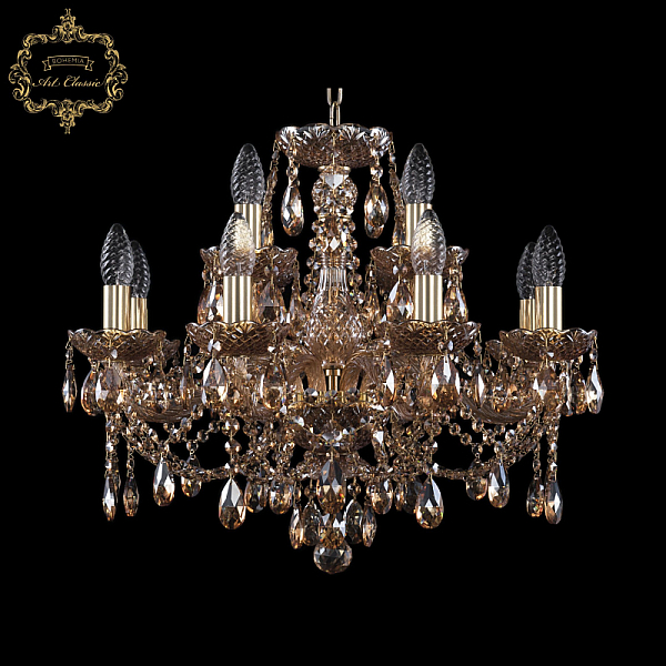 Подвесная люстра Art Classic 11.21.8+4.200.Gd.Sp.M721