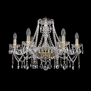 Подвесная люстра Bohemia Ivele Crystal 1413/6/220 G