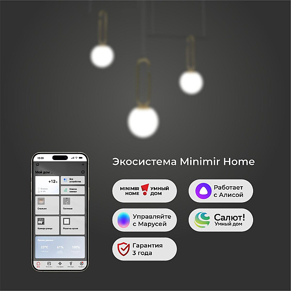 Подвесная люстра Eurosvet Riche 70143/3 черный Smart a060839