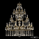 Подвесная люстра Bohemia Ivele Crystal Verona 72115/12+6+6/300/3D A GB