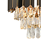 Подвесная люстра Natali Kovaltseva DARIAN II 81448/5C GOLD BLACK