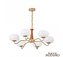 Подвесная люстра Arte Milano Napoli 310166/D780/6 BS/WD