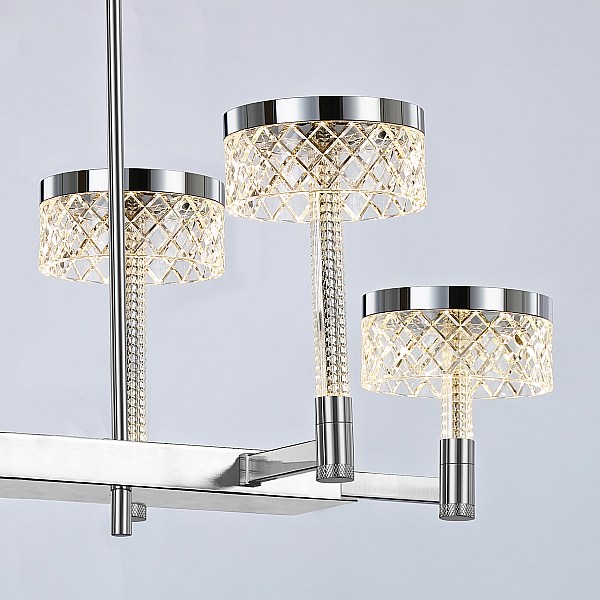 Подвесная люстра Delight Collection MD21020075 MD21020075-6B chrome