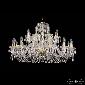 Подвесная люстра Bohemia Ivele Crystal 1402/16+8/360 G