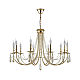 Подвесная люстра Crystal Lux Victoria SP10 Gold/Amber