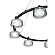 Подвесная светодиодная люстра Stilfort Gloze 4009/02/08P