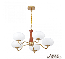 Подвесная люстра Arte Milano Napoli 310166/D680/5 BS/WD