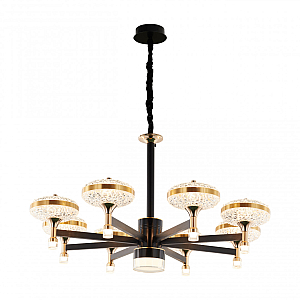 Подвесная люстра Arte Milano Ferrara 273059/8 BK/GD