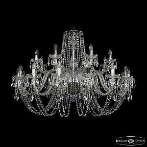 Подвесная люстра Bohemia Ivele Crystal 1402/16+8/460 Ni