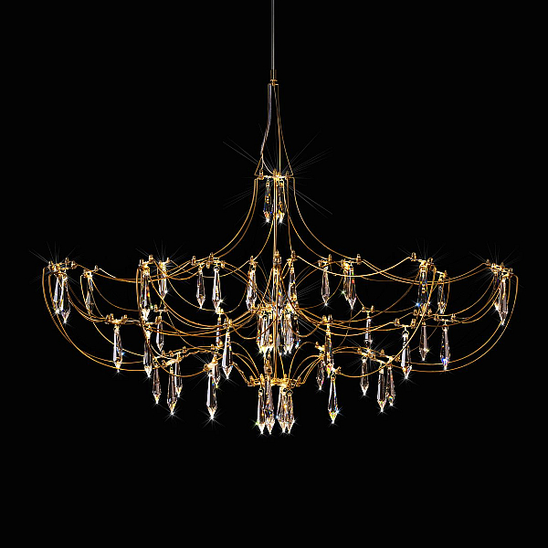 Подвесная люстра Loft IT Mira 10589/900 Gold Asfour