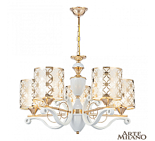 Подвесная люстра Arte Milano Florentia-3097 303097/5 Wh/Gd