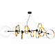 Подвесная люстра Crystal Lux Armonica SP8 Black/Brass V2