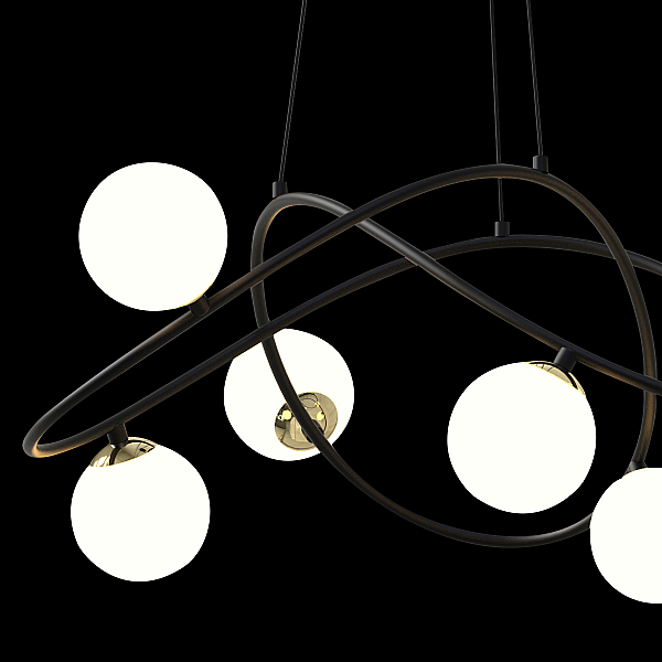 Подвесная люстра Delight Collection P0691-6A black