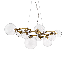 Подвесная люстра DeLight Collection Puppet P68092-9 brass