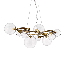 Подвесная люстра DeLight Collection Puppet P68092-9 brass