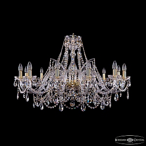 Подвесная люстра Bohemia Ivele Crystal 1411/12/360 G