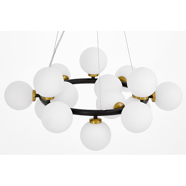 Подвесная люстра Lumina Deco Marsiada LDP 6033-15 BK+MD
