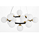 Подвесная люстра Lumina Deco Marsiada LDP 6033-15 BK+MD
