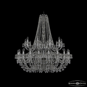Подвесная люстра Bohemia Ivele Crystal 1410/20+10/400/2d Ni V0300