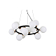 Подвесная люстра Lumina Deco Marsiada LDP 6033-15 BK+GD