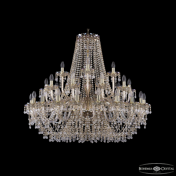 Подвесная люстра Bohemia Ivele Crystal 1410/20+10+5/400 G V0300 M801