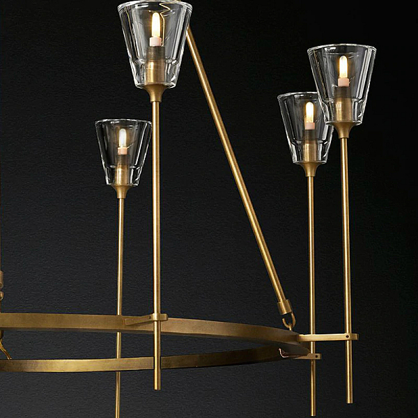 Подвесная люстра Delight Collection Torche De Verre 8614P/8 gold