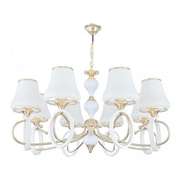 Подвесная люстра Arte Milano Florentia-2387 302387/8 Wh/Gd