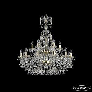 Подвесная люстра Bohemia Ivele Crystal 1409/12+6/300/XL-94/2d G