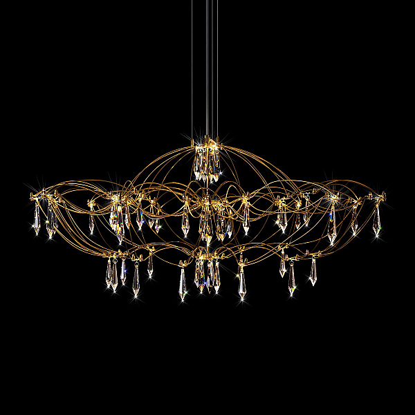 Подвесная люстра Loft IT Mira 10586/900 Gold Asfour